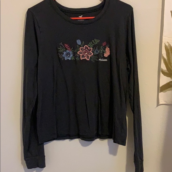 Long sleeve cropped tee - Picture 1 of 4